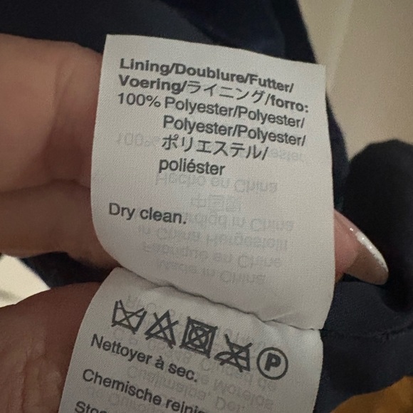 J. CREW | navy blue long sleeve velvet tulip dress size 2 - Picture 3 of 6